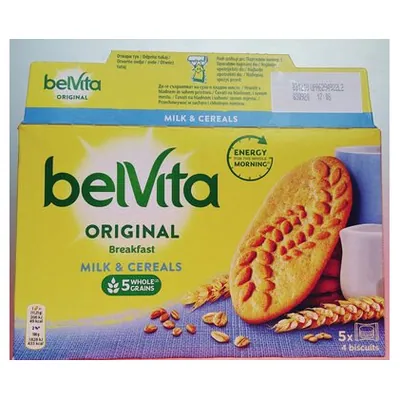 Belvita cereal biscuits with milk, 225 g