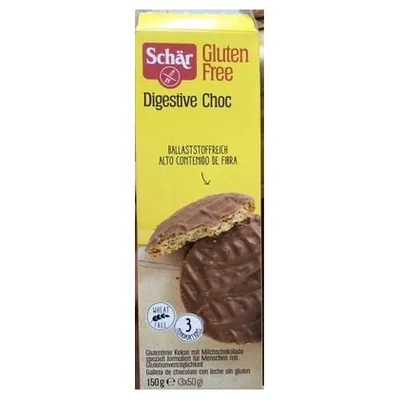 Schär Digestive chocolate biscuits, 150 g