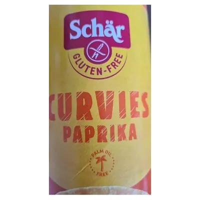 Schär Curvies paprika chips, 170 g
